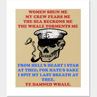 Women Shun Me, My Crew Fears Me - Moby-Dick Meme, Fishing, Oddly Specific Meme Posters and Art